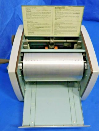 Bohn Rex - Rotary R11 Mimeograph Stencil Duplicator Machine Copier Printer 2