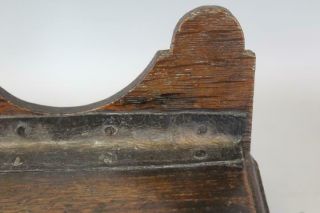 FANTASTIC DATED 1815 19TH C HANGING WALL CANDLE BOX IN BEST SURFACE 12
