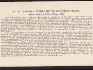 Secretary Typewriter Sears Roebuck & Co Chicago Business photo Stereoview Card 5