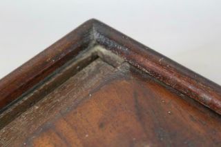 RARE 18TH C PA FORMAL CHIPPENDALE PERIOD SLIDING LID CANDLEBOX WITH TILL 10