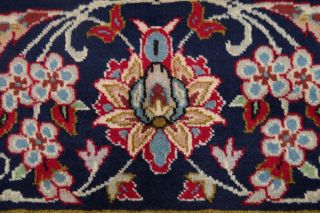 VINTAGE 9x12 Traditional Floral RED Oriental Area Rug Hand - Knotted WOOL Carpet 9