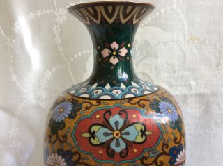 Fabulous Early 20th Century Antique Japanese Cloisonne Vase,  30cm high 12