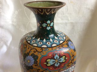 Fabulous Early 20th Century Antique Japanese Cloisonne Vase,  30cm high 6