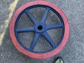 Wood Foundry Mold Spoked 21 Inch Wheel