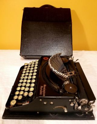 Vintage Remington Portable Typewriter w/ Case - Circa 1923 (NK32935) 3