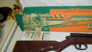- DAISY - - RAMAR OF THE JUNGLE CORK GUN RARE BOX,  POUCH,  CORKS SLING 3