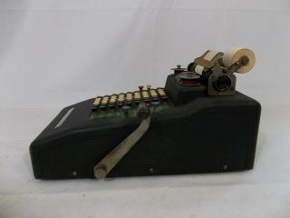 Victor Adding Machine Fort Pitt Typewriter Co Pittsburgh Vtg Black Metal 6