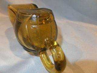 Scarce 1868 Atterbury Amber shoe Miniature oil lamp 5