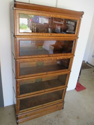 Antique Vintage Globe - Wernicke Lawyers Barrister Stacking Bookcase 11