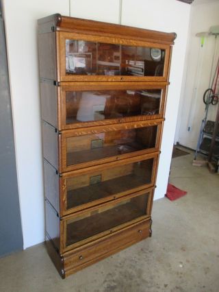 Antique Vintage Globe - Wernicke Lawyers Barrister Stacking Bookcase