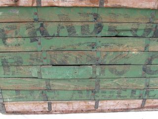 Antique Primitive Wood Bradford Baking Co.  Los Angeles Crate Box 12