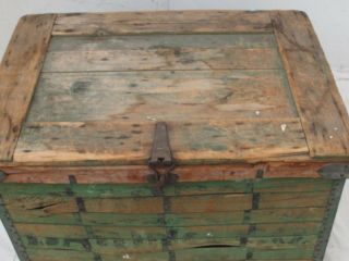 Antique Primitive Wood Bradford Baking Co.  Los Angeles Crate Box 2