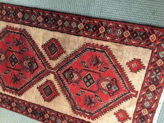 Spectacular Tribal Authentic Persian Heriz Rug Runner 2 '.  8” X 13’ Rare Wool A, 4