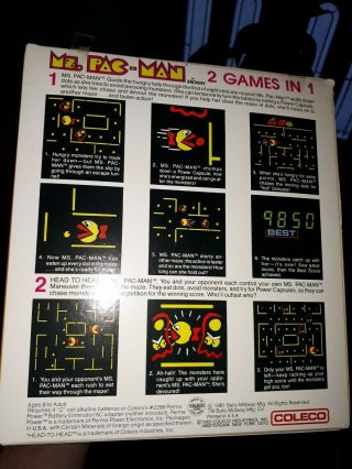 MS - Pacman Coleco Tabletop Factory 12