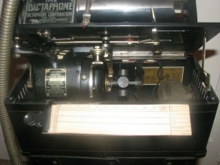 Antique Wax Cylinder Dictaphone Dictation Machine 1920 ' s A,  Cond.  Not Edison 4