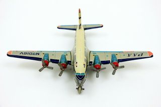 Vintage Yonezawa Japan PAA Pan American World Airways Tin Airplane BEAUTY 2