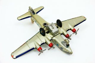 Vintage Yonezawa Japan PAA Pan American World Airways Tin Airplane BEAUTY 8