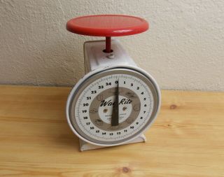 Vintage Way - Rite Household Scale 25lb Kitchen Utility Food Scale