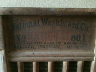 National Washboard Co.  No.  801 2