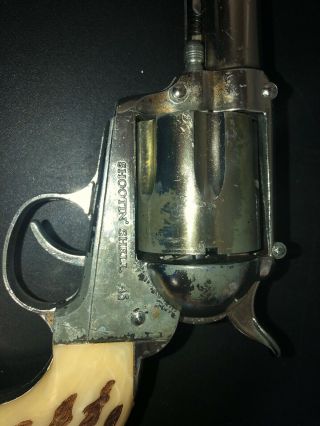 Mattel Shootin ' Shell 1960s.  45 45 Cap Gun (The Big One) 3