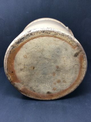 Antique York Stoneware Crock 4 Gallon 19th Century 8