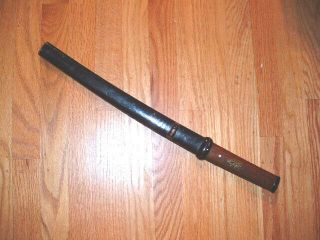 Sa797 Japanese Samurai Sword: Mumei Wakizashi In Koshirae