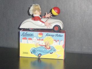 1950 ' s Western Germany Schuco 2006 Sonny Peter Tin Wind Up BMW 326 Car In VGC 11