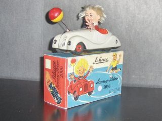 1950 ' s Western Germany Schuco 2006 Sonny Peter Tin Wind Up BMW 326 Car In VGC 12