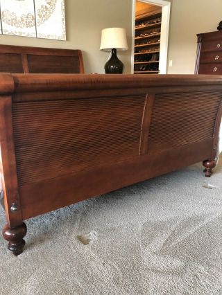 Ethan Allen British Classics Queen Sleigh Bed 3