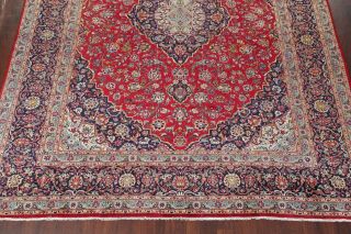 10x13 Antique Floral Traditional Area Rug RED Oriental Hand - Knotted Wool Carpet 6