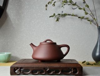100 High - End Clay Chinese Yixing Zisha Clay Handmade " Ziye Shipiao " Teapot