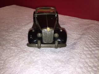 Rare Vintage 1954 Bandai MG TF Midget Friction Tin Toy Car Black 3