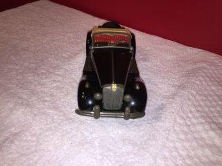 Rare Vintage 1954 Bandai MG TF Midget Friction Tin Toy Car Black 4