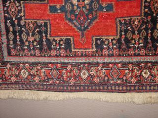 WONDERFUL S.  ANTIQUE SEN NEH RUG FULL PILE HG 4