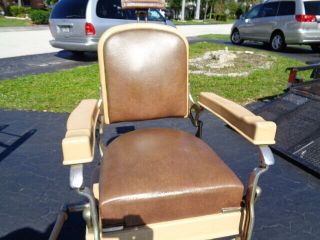 Antique 1920 ' s Koken Barber Chair 11