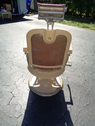 Antique 1920 ' s Koken Barber Chair 5
