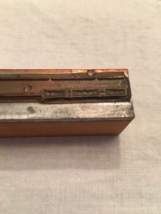 Old Antique Vintage Fly Fishing Rod Pole Print Block Stamp Ink Copper Printer 11