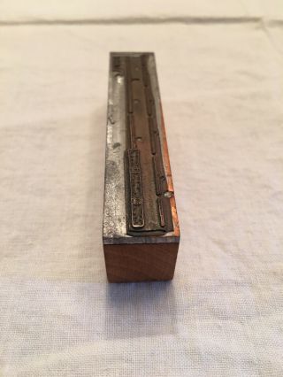 Old Antique Vintage Fly Fishing Rod Pole Print Block Stamp Ink Copper Printer 5