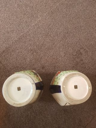 Antique Japanese satsuma vases 9