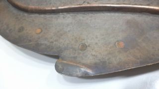 ANTIQUE ART & CRAFT MISSION HAMMERED COPPER SERVING TRAY Brass JUGENDSTIL 10