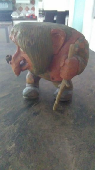 Anton Sveen Norwegian Wood Carved Troll 3