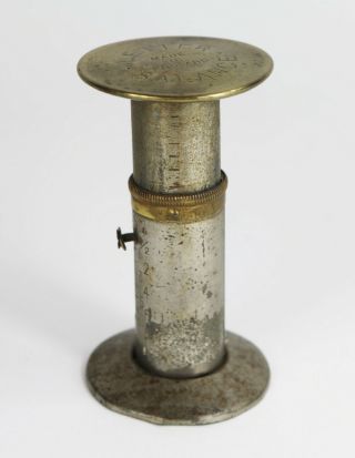 Antique Brass & Tin Candlestick Letter Balance Postal 6oz Spring Scale