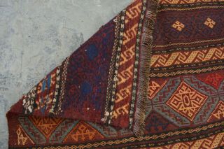 N2385 Vintage afghan kilim decor tribal rug,  armenian rug caucasian 2 ' 8 x 2 ' 10 8