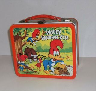 1972 Woody Woodpecker Lunchbox & Thermos & Tag Tissue paper Aladdin 3