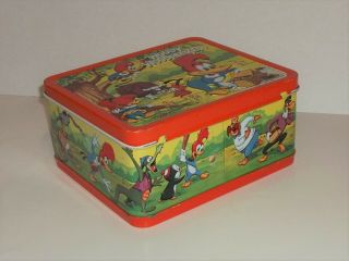 1972 Woody Woodpecker Lunchbox & Thermos & Tag Tissue paper Aladdin 6