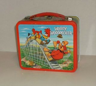 1972 Woody Woodpecker Lunchbox & Thermos & Tag Tissue paper Aladdin 7