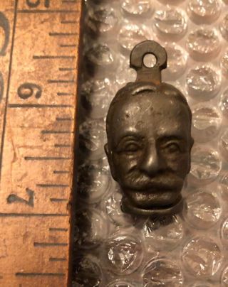 Antique Toy Cast Iron Cap Bomb Figural Dewey Rare