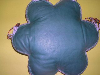 Vintage Pillow or Pin cushion Star Shape MOTHER Beaded Pincushion 5