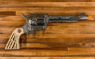 1959 NICHOLS MUSTANG 500 CAP GUN STOCK NO.  505 W/ORIGINAL BOX 2