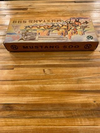 1959 NICHOLS MUSTANG 500 CAP GUN STOCK NO.  505 W/ORIGINAL BOX 8